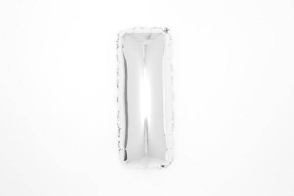 포토 JPG 스튜디오촬영 문자 알파벳 영어 기념일 대문자 누끼 이벤트 사람없음 파티 은색 파티용품 풍선 I 헬륨 국내포토 컬러 실내 원소 이벤트용품 파일형식