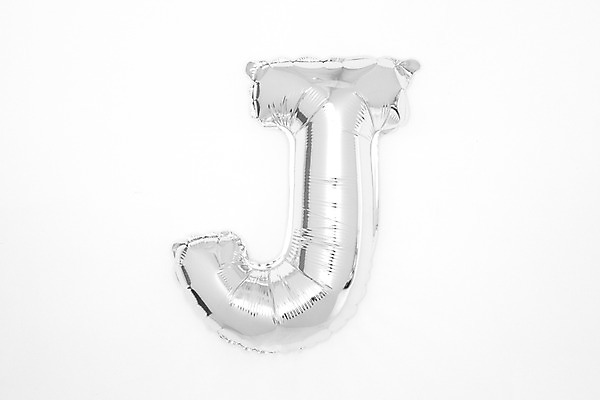 포토 JPG 스튜디오촬영 문자 알파벳 영어 기념일 대문자 누끼 이벤트 사람없음 파티 은색 파티용품 풍선 J 헬륨 국내포토 컬러 실내 원소 이벤트용품 파일형식