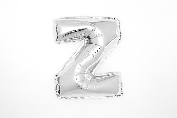 포토 JPG 스튜디오촬영 문자 알파벳 영어 기념일 대문자 누끼 이벤트 사람없음 파티 은색 파티용품 풍선 Z 헬륨 국내포토 컬러 실내 원소 이벤트용품 파일형식