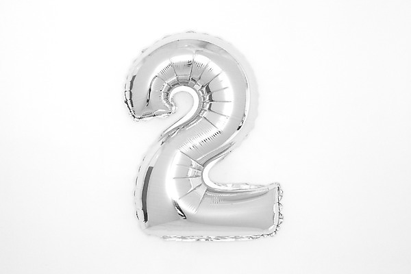 포토 JPG 스튜디오촬영 문자 기념일 2 누끼 이벤트 사람없음 숫자 파티 은색 파티용품 아라비아숫자 풍선 헬륨 국내포토 컬러 실내 원소 이벤트용품 파일형식