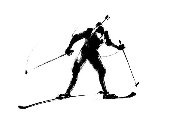 전신 PSD 스포츠 일러스트 캘리그라피 스키 운동선수 한명 서기 사람 사격 바이애슬론 바이애슬론선수 국내일러스트 1 모션 겨울스포츠 파일형식