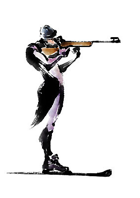 전신 PSD 스포츠 일러스트 캘리그라피 스키 운동선수 한명 서기 사람 사격 바이애슬론 바이애슬론선수 국내일러스트 1 모션 겨울스포츠 파일형식