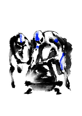 PSD 스포츠 일러스트 캘리그라피 운동선수 사람 두명 밀기 봅슬레이 봅슬레이선수 국내일러스트 모션 겨울스포츠 파일형식