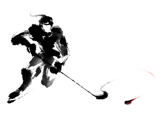 전신 PSD 스포츠 일러스트 캘리그라피 운동선수 한명 사람 아이스하키 아이스하키선수 국내일러스트 1 겨울스포츠 하키 파일형식