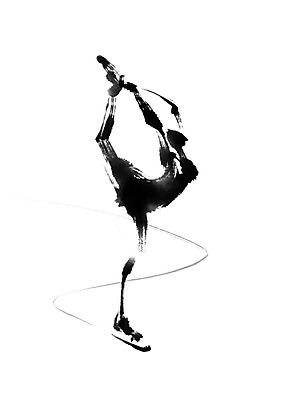 전신 PSD 여자 스포츠 포즈 일러스트 캘리그라피 운동선수 한명 서기 사람 피겨스케이팅 피겨스케이터 국내일러스트 1 모션 스케이팅 스케이터 파일형식