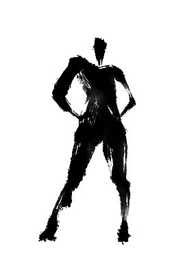 전신 PSD 허리손 일러스트 비즈니스 캘리그라피 한명 서기 사람 국내일러스트 1 포즈 모션 파일형식