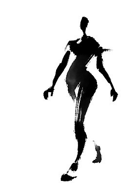 전신 PSD 여자 포즈 일러스트 캘리그라피 한명 서기 걷기 춤 춤동작 국내일러스트 1 모션 문화예술 사람 파일형식