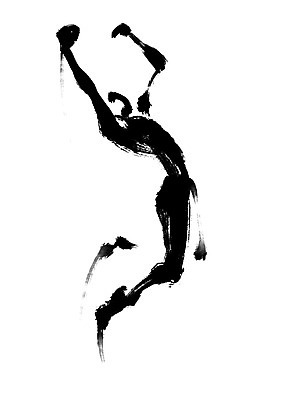 전신 PSD 일러스트 비즈니스 캘리그라피 한명 사람 손들기 점프 만세 국내일러스트 1 모션 파일형식