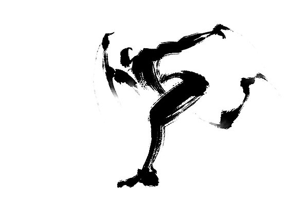 전신 PSD 일러스트 비즈니스 캘리그라피 한명 서기 사람 던지기 국내일러스트 1 모션 파일형식