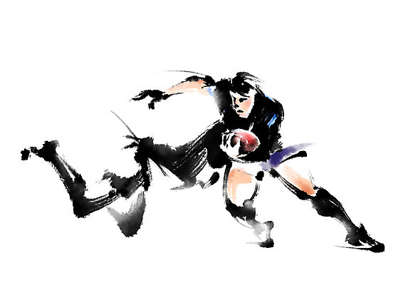 전신 PSD 스포츠 일러스트 캘리그라피 안기 운동선수 사람 두명 달리기 럭비 럭비공 럭비선수 태클 국내일러스트 공 모션 구기 럭비용품 파일형식