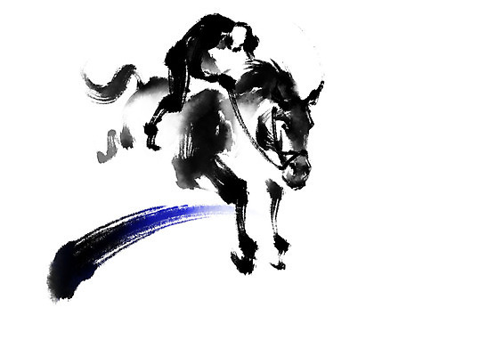 PSD 한마리 스포츠 일러스트 캘리그라피 한명 사람 앉기 말_동물 승마 승차 승마선수 국내일러스트 1 포유류 모션 운동선수 파일형식