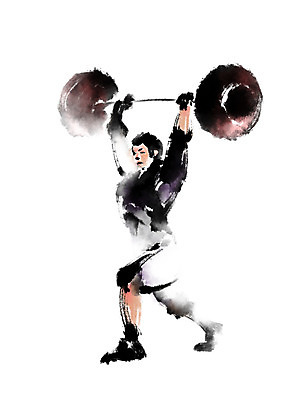 전신 PSD 남자 스포츠 일러스트 캘리그라피 운동선수 한명 서기 들기 손들기 역기 역도 역도선수 국내일러스트 1 모션 사람 운동 파일형식