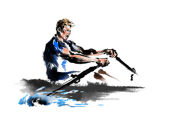 PSD 남자 스포츠 일러스트 캘리그라피 운동선수 한명 앉기 상반신 성인 조정 노젓기 조정선수 국내일러스트 1 모션 사람 수상스포츠 파일형식