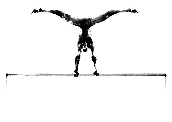 전신 PSD 스포츠 포즈 일러스트 캘리그라피 운동선수 한명 사람 물구나무 체조선수 체조 철봉 국내일러스트 1 모션 운동 파일형식