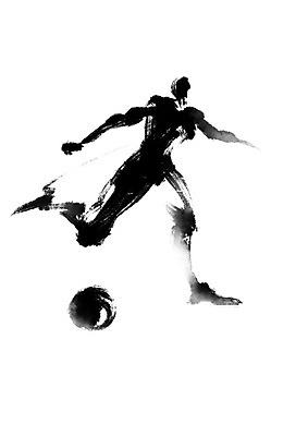 전신 PSD 스포츠 일러스트 캘리그라피 축구선수 운동선수 한명 사람 축구 슛 국내일러스트 1 구기 파일형식