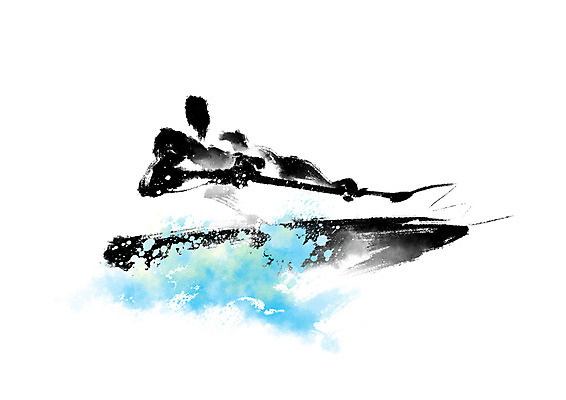 PSD 스포츠 일러스트 캘리그라피 운동선수 한명 사람 상반신 카누 카약 노젓기 카누선수 카약선수 선박 국내일러스트 1 수상교통 모션 수상스포츠 파일형식