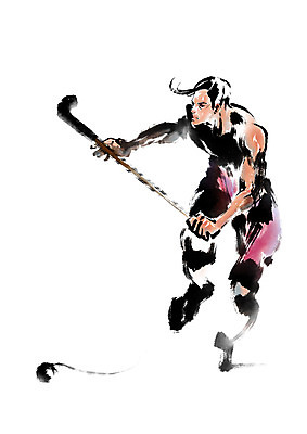 전신 PSD 남자 스포츠 일러스트 캘리그라피 운동선수 한명 서기 들기 성인 달리기 하키 하키채 하키선수 국내일러스트 1 모션 사람 구기 하키용품 파일형식