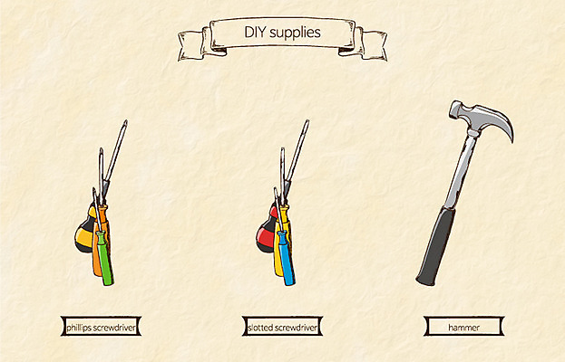 생활용품 일러스트 사람없음 공구 드라이버 망치 오브젝트 국내일러스트 AI파일 도구 파일형식 벡터