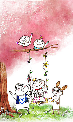 주간 PSD 나무 여자 남자 꽃잎 어린이 일러스트 나뭇잎 여러명 야외 봄 활발 강아지 그네 활기 나무그네 봄소풍 천진난만 국내일러스트 자연요소 식물 계절 꽃 다수 컨셉 잎 사람 반려동물 소풍 개 파일형식