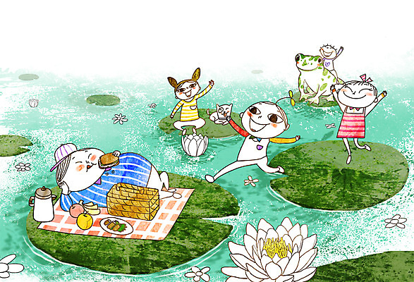 주간 PSD 여자 남자 꽃잎 어린이 일러스트 나뭇잎 샌드위치 연꽃 개구리 여러명 야외 봄 활발 연못 강아지 연잎 돗자리 도시락 활기 도시락가방 봄소풍 천진난만 국내일러스트 자연요소 계절 꽃 음식 다수 컨셉 잎 가방 양서류 사람 반려동물 소풍 개 파일형식