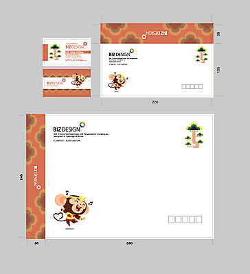 나무 템플릿 명함 명함템플릿 봉투 서류봉투 편지봉투 사람없음 세트 원숭이 패키지 봉투템플릿 손오공 비즈디자인 봉투디자인 이미지템플릿 AI파일 식물 포유류 편지 파일형식 벡터