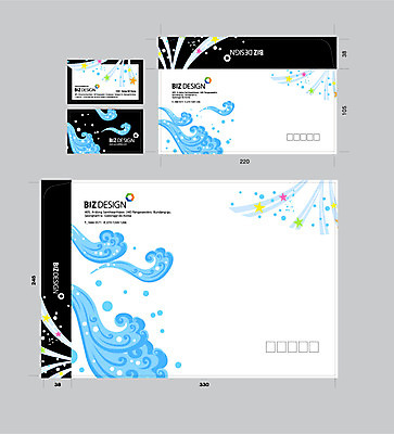 템플릿 별 파도 명함 명함템플릿 봉투 서류봉투 편지봉투 사람없음 세트 패키지 봉투템플릿 비즈디자인 봉투디자인 이미지템플릿 AI파일 자연요소 바다 편지 파일형식 벡터