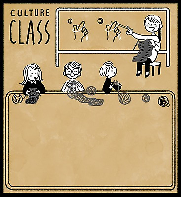 PSD 여자 남자 의자 일러스트 여러명 성인 칠판 뜨개질 털실 강습 대바늘 문화생활 프레임일러스트 국내일러스트 라이프스타일 가구 다수 프레임 사람 취미 실 파일형식