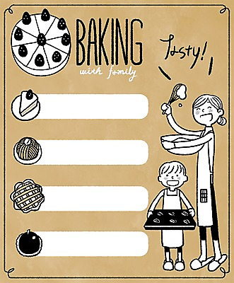 PSD 여자 남자 어린이 일러스트 성인 두명 케이크 앞치마 제빵 문화생활 프레임일러스트 국내일러스트 라이프스타일 디저트 프레임 사람 제과제빵 파일형식