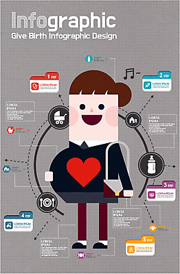여자 가방 일러스트 통계 그래프 한명 성인 임산부 임신 인포그래픽 육아 젖병 유모차 분석자료 통계그래프 통계자료 하트모형 국내일러스트 AI파일 1 잡화 사람 모형 자료 아기용품 분석 파일형식 벡터