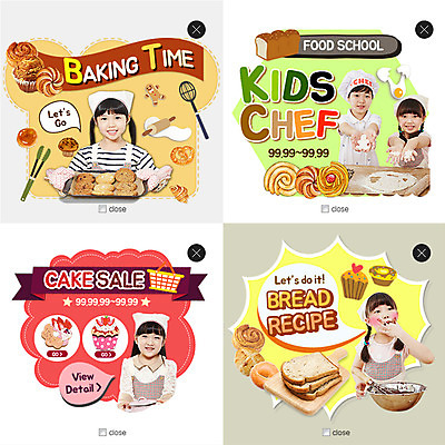 PSD 템플릿 여자 남자 어린이 빵 웹템플릿 팝업 이벤트팝업 웹팝업 요리사모자 여러명 쿠키 한국인 식빵 홈베이킹 제빵 머핀 밀가루반죽 제빵도구 레이어팝업 이미지템플릿 모자_잡화 음식 다수 디저트 사람 동양인 제과제빵 요리사 반죽 파일형식