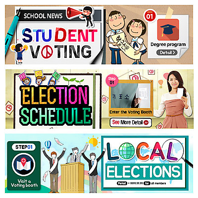 PSD 템플릿 배너 여자 남자 웹템플릿 학사모 돋보기 여러명 성인 만년필 새싹 확성기 한국인 열기구 강의 투표 선거 투표용지 투표함 이벤트배너 웹배너 이미지템플릿 식물 모자_잡화 다수 졸업 항공교통 사람 동양인 펜 민주주의 파일형식