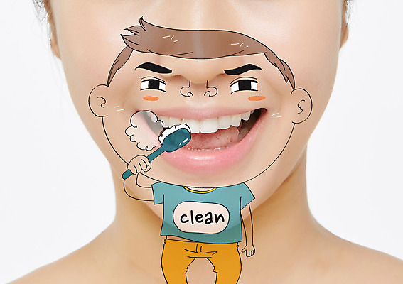 편집 캐릭터 여자 남자 포토일러 미소 상반신 성인 두명 뷰티 청결 양치 칫솔 일본인 이미지편집 AI파일 외국인 편집이미지 표정 사람 동양인 위생용품 위생 파일형식 벡터