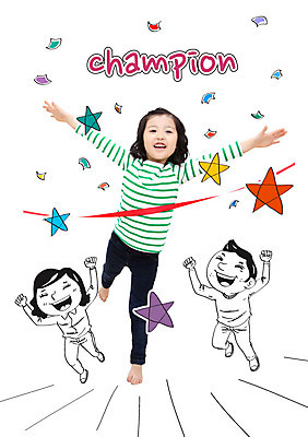 전신 편집 여자 남자 별 포토일러 팔벌리기 서기 웃음 소녀 소년 세명 달리기 기쁨 만세 한국인 꽃가루 골인 결승선 챔피언 이미지편집 AI파일 자연요소 편집이미지 감정 어린이 모션 표정 사람 동양인 가루 파일형식 벡터