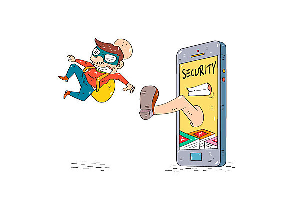 남자 일러스트 배낭 발 모바일 정보기술 스마트라이프 한명 스마트폰 다리 찡그림 킥 범죄인 스마트 문서 보안 혹 해킹 국내일러스트 AI파일 1 라이프스타일 컨셉 가방 모션 기술 표정 안전 사람 신체부위 핸드폰 스마트기기 범죄 파일형식 벡터