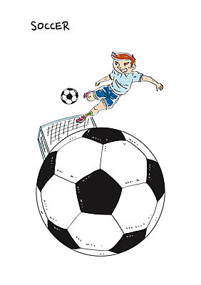 전신 남자 스포츠 일러스트 축구공 축구선수 운동선수 한명 서기 운동복 축구 킥 축구골대 국내일러스트 AI파일 1 옷 공 축구용품 모션 사람 구기 골대 파일형식 벡터