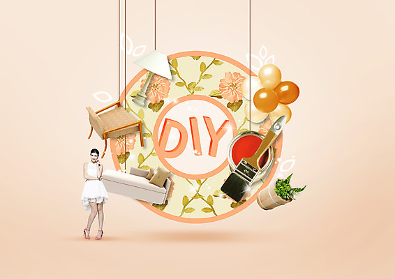 전신 PSD 서양인 식물 편집 편집이미지 알파벳 원피스 여자 꽃 화분 줄 쿠션 의자 매달리기 한명 서기 20대 성인 인테리어 소파 페인트 스탠드 페인트통 페인트붓 풍선 DIY 셀프 이미지편집 외국인 1 디자인 영어 옷 가구 모션 조명 통 사람 청년 취미 붓 파일형식