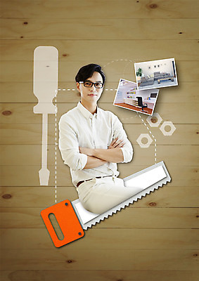 PSD 편집 편집이미지 남자 안경 거실 의자 한명 상반신 성인 30대 인테리어 소파 팔짱 한국인 책상 톱 DIY 셀프 이미지편집 드라이버채 1 디자인 잡화 가구 골프 모션 사람 동양인 취미 장년 공구 파일형식