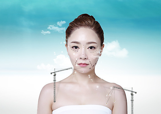 PSD 구름 편집 편집이미지 우먼라이프 여자 화살표 하늘 한명 상반신 20대 성인 뷰티 한국인 성형수술 튜브탑 타워크레인 의료성형뷰티 이미지편집 자연요소 1 라이프스타일 상의 사람 동양인 청년 수술 기중기 파일형식