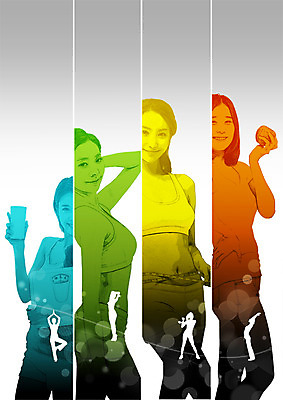 전신 PSD 편집 편집이미지 여자 실루엣 다이어트 요가 줄자 서기 웃음 여러명 상반신 20대 성인 옆모습 컵 운동 스트레칭 한국인 사과 탱크톱 물컵 체중계 허리사이즈 이미지편집 식기 웰빙 뷰포인트 다수 상의 과일 모션 촬영기법 표정 자 건강 사람 동양인 청년 사이즈 파일형식