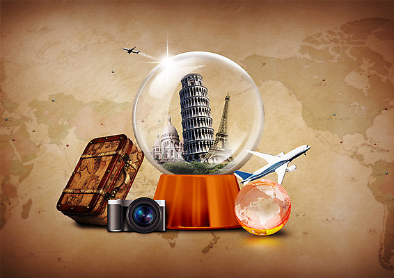 PSD 편집 편집이미지 건축물 해외여행 여행 세계지도 비행기 취미 사람없음 관광지 지구본 카메라 여행가방 에펠탑 피사의사탑 유리구슬 이미지편집 해외 건축 지도 가방 항공교통 유리 대중교통 전자제품 세계 이탈리아 세계문화유산 구슬 파리 랜드마크 파일형식