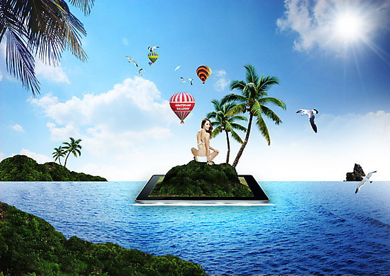 PSD 서양인 동물 구름 편집 편집이미지 여자 바다 여행 갈매기 하늘 한명 앉기 20대 성인 취미 뒷모습 여름휴가 바캉스 비키니 태블릿 야자수 햇빛 열기구 뒤돌아보기 휴양지 트로피컬아트 이미지편집 자연요소 외국인 나무 1 수영복 뷰포인트 항공교통 모션 조류 휴가 사람 청년 전자제품 스마트기기 태양 장소 그림 파일형식 여름_계절