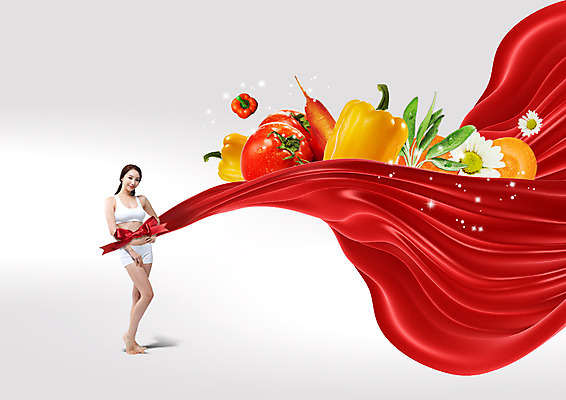 전신 PSD 편집 편집이미지 여자 꽃 리본 음식 허리손 다이어트 토마토 피망 한명 서기 20대 성인 운동복 뷰티 당근 한국인 탱크톱 의료성형뷰티 이미지편집 식물 1 옷 포즈 상의 채소 모션 뿌리채소 건강 사람 동양인 청년 파일형식