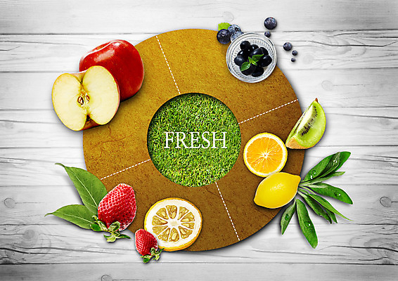 PSD 편집 편집이미지 음식 잎 오렌지 딸기 단면 키위 잔디 사람없음 신선 사과 레몬 블루베리 이미지편집 식물 과일 파일형식