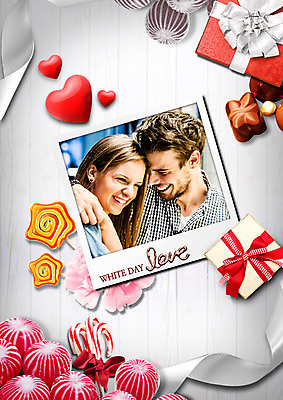PSD 서양인 편집 편집이미지 커플 여자 남자 리본 음식 화이트데이 막대사탕 사랑 웃음 상반신 20대 성인 두명 선물상자 초콜릿 하트 폴라로이드사진 알사탕 지팡이사탕 이미지편집 모양 외국인 감정 관계 데이이벤트 디저트 표정 사탕 선물 사람 청년 상자 폴라로이드 파일형식