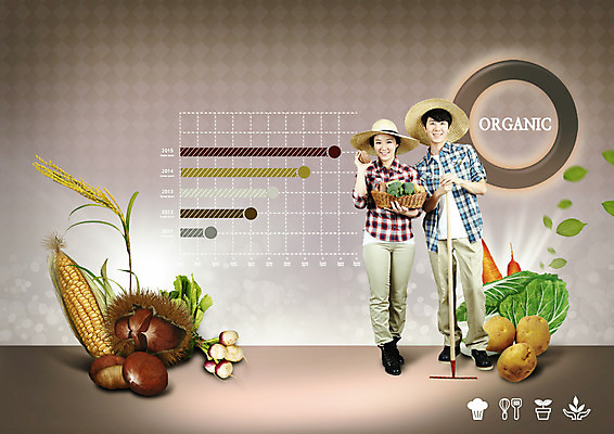 전신 PSD 편집 편집이미지 모자 부부 여자 남자 그래프 나뭇잎 감자 옥수수 서기 들기 20대 성인 두명 바구니 농사 당근 한국인 벼 밤 농기구 배추 유기농 귀농 열무 이미지편집 웰빙 커플 잡화 잎 농업 채소 모션 곡류 뿌리채소 사람 동양인 청년 견과류 무 파일형식