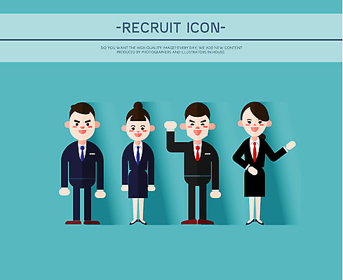 아이콘 직업 여자 남자 정장 여러명 성인 세트 구직 플랫아이콘 취업준비생 2D아이콘 AI파일 옷 다수 컨셉 사람 파일형식 벡터