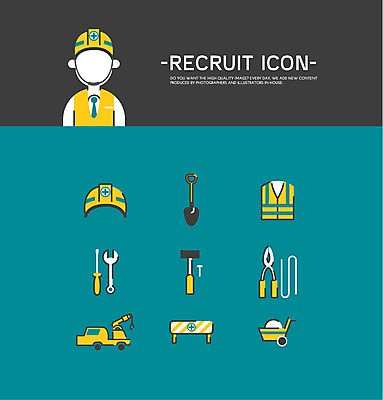 아이콘 직업 남자 노동자 건설업 한명 성인 세트 공구 못 망치 안전모 삽 기중기 플랫아이콘 니퍼 2D아이콘 AI파일 드라이버채 1 산업 골프 사람 도구 중장비 헬멧 안전장비 파일형식 벡터