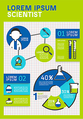 직업 남자 일러스트 돋보기 그래프 현미경 실험 한명 성인 인포그래픽 구직 스포이트 비커 삼각플라스크 알코올램프 실린더 국내일러스트 AI파일 1 컨셉 실험기구 사람 플라스크 피펫 파일형식 벡터