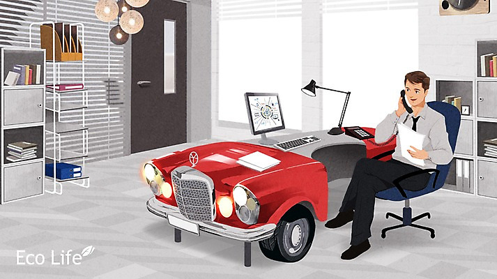 PSD 남자 일러스트 비즈니스 자동차 선반 실내 한명 성인 컴퓨터 재활용 스탠드 춤 업무 비즈니스맨 전화기 서랍장 에코 통화 에코라이프 업사이클링 그린슈머 국내일러스트 1 라이프스타일 육상교통 가구 모션 문화예술 조명 사람 내부 전자제품 환경 작업 직장인 친환경 파일형식