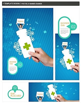 PSD 템플릿 손 배너 배너템플릿 여자 가로배너 ZIP 포스터 세로배너 한손 들기 두명 신체부위 파란색 세트 청결 줄무늬 유치원생 한국인 현수막 잡기 위생 약병 녹십자 어린이 컬러 무늬 모션 사람 동양인 가로 세로 약 십자 병_담는 파일형식